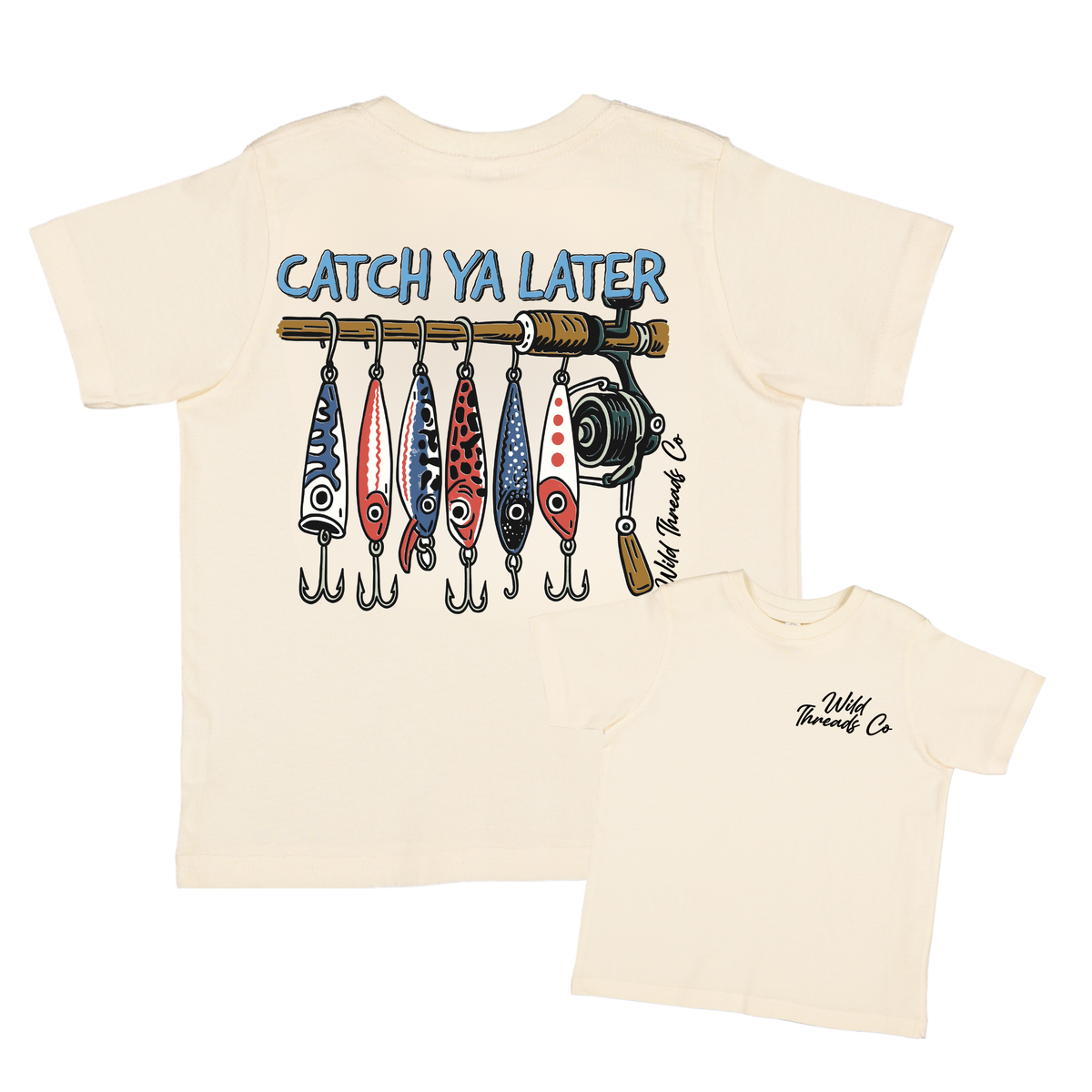 Catch Ya Later Tee: Natural
