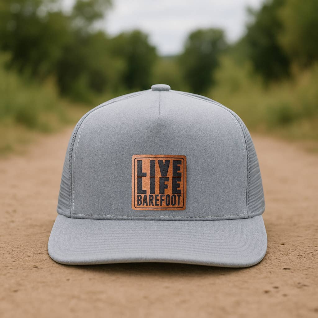 "Live life Barefoot" Trucker Hat