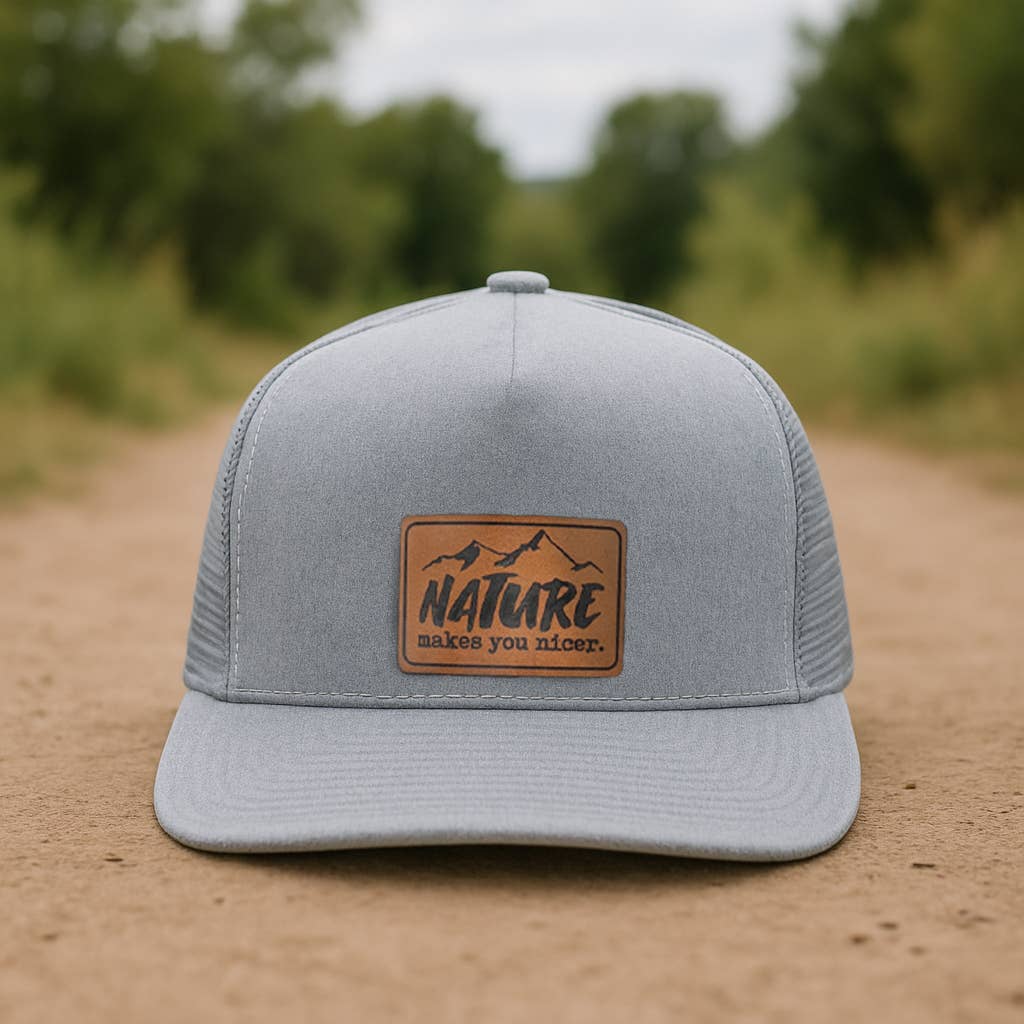Nature Makes you Nicer Trucker Hat